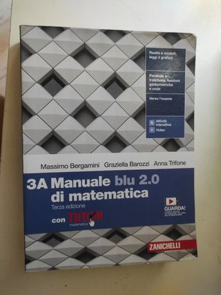 Manuale blu 2.0 di matematica terza edizione
