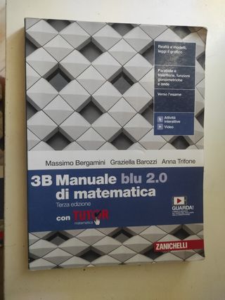 Manuale blu 2.0 di matematica terza edizione