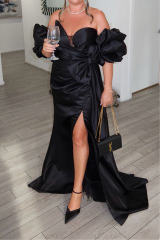 Vestido negro elegante - Talla M