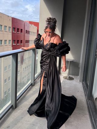 Vestido negro elegante - Talla M