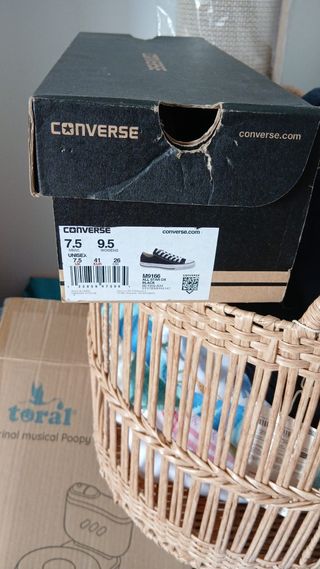 Converse negras - Talla 41