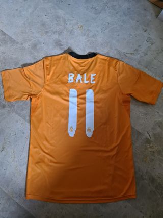 Camiseta Real Madrid 2014 Gareth Bale Naranja