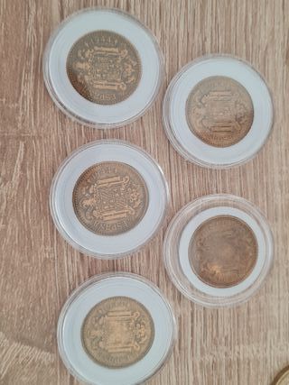  Monedas 1 Peseta 1944, LOTE O SEPARADAS. OFERTAS