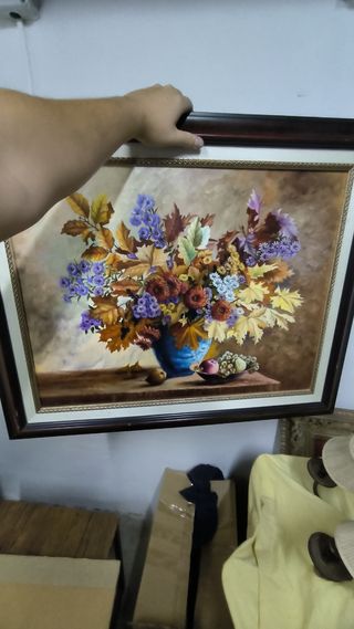 Cuadro flores otoñales