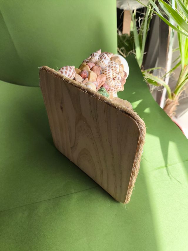 Candelabro conchas Málaga - 2 velas