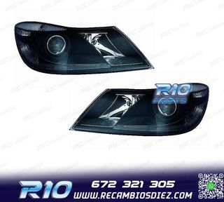 FAROS PARA SKODA OCTAVIA 4P COMBI 08-13 FONDO NEGRO