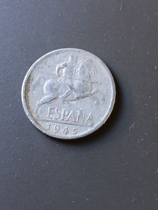 Moneda España 10 céntimos 1945