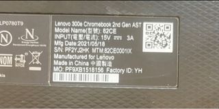 Lenovo Chromebook - Portátil Negro
