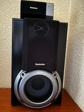 Minicadena Technics 5CD, Radio, Doble Cassette