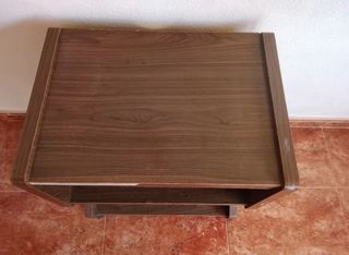 Mueble TV marrón - 2 estantes