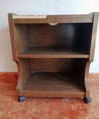 Mueble TV marrón - 2 estantes