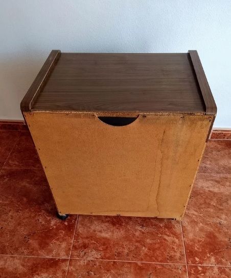 Mobile TV marrone - 2 ripiani