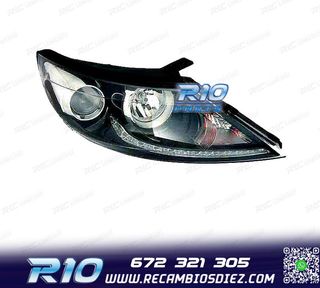 FARO DCH PARA KIA SPORTAGE SL 10-13 FONDO NEGRO LED