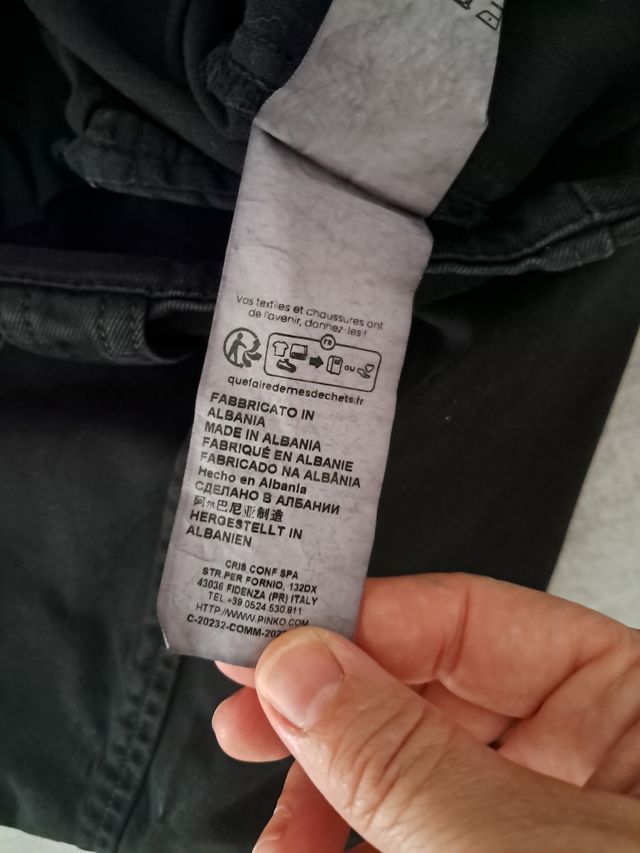 Pantalón Cargo Negro