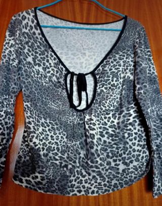 Camiseta print animal talla 38