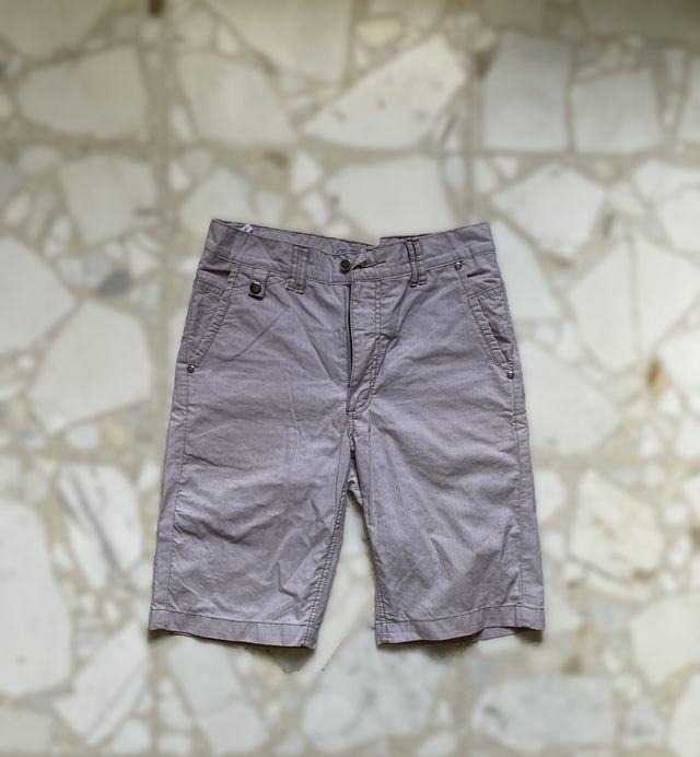 Bermuda Uomo Cotone Grigio