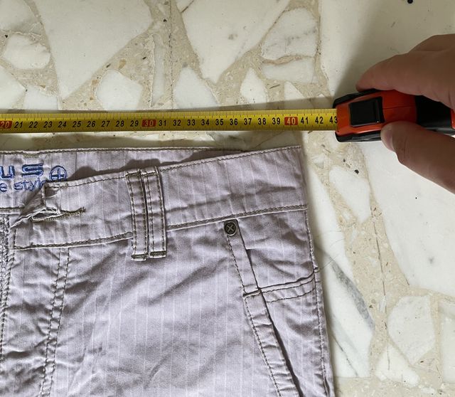 Bermuda Uomo Cotone Grigio