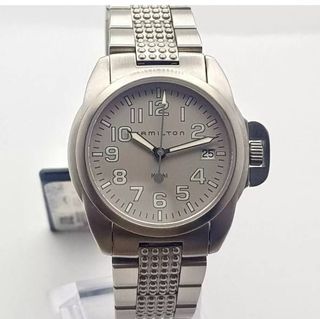 Reloj Hamilton Khaki - Beige/Plata 