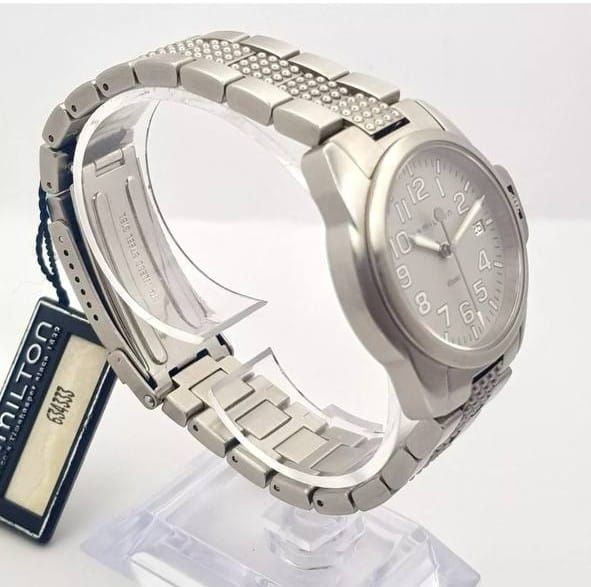 Reloj Hamilton Khaki - Beige/Plata