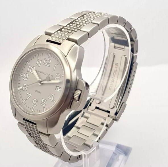 Reloj Hamilton Khaki - Beige/Plata