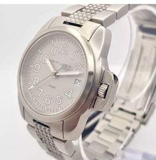 Reloj Hamilton Khaki - Beige/Plata 