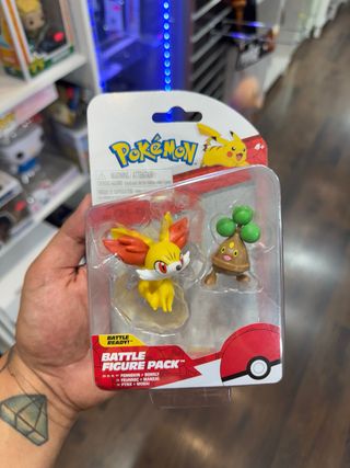 Fennekin - Bonsly - Battle Figure Pokemon