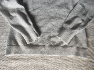 Suéter cuello alto gris Talla M