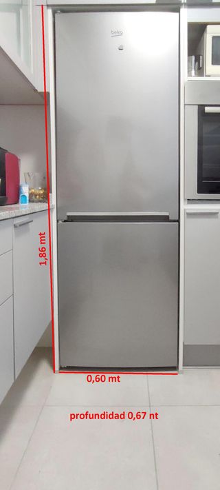 FRIGORIFICO BEKO COMBI INOX
