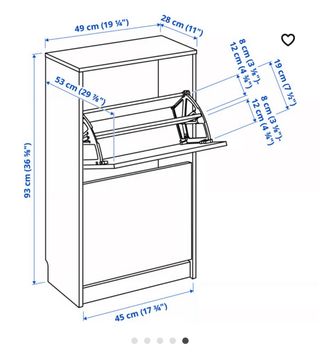 Zapatero blanco IKEA **COMO NUEVO** 