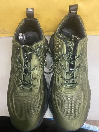 Scarpe sportive uomo verde oliva