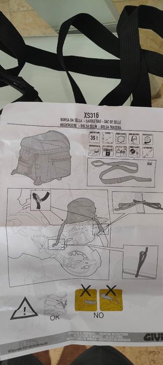 GIVI 35LT - Borsa da sella
