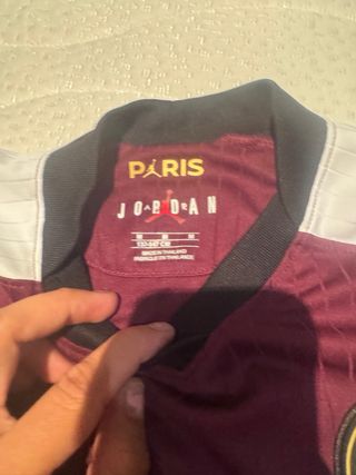 Camiseta PSG niño - Roja y dorada
