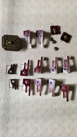 Mostrine stellette nastrini 2a guerra Esercito Ita