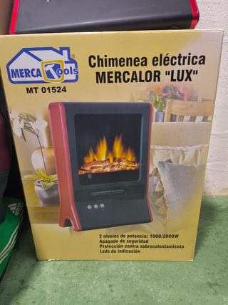 Chimenea eléctrica Mercalor Lux 1000-2000W
