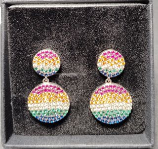 Pendientes Plata Multicolor