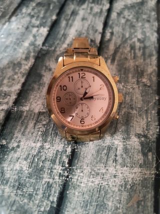 Reloj dayaday dorado | Pulsera metal