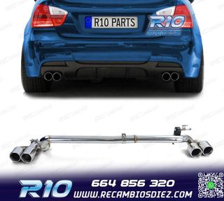 KIT CONVERSIÓN ESCAPE PARA BMW E90 E91 05-12 PACK M DOBLE A