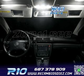 KIT 11 BOMBILLAS LED INTERIOR PARA VOLKSWAGEN VW VOLKSWAGEN 