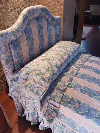 Cabecero, colcha y cubre-almohada infantiles