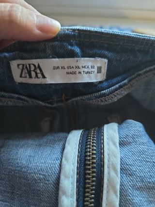 Falda ZARA vaquera midi