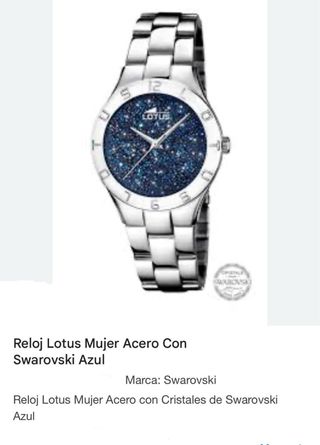Reloj Lotus Shine Mujer - Azul Plata