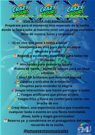 Crazy Hours - Tu Fiesta Loca