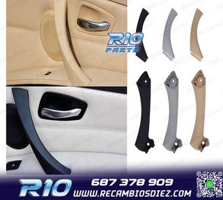 TIRADOR MANETA IZQUIERDA BMW E90 E91 PANEL PUERTA NEGRO