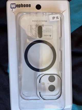 Funda iPhone 16 Wephone - Transparente