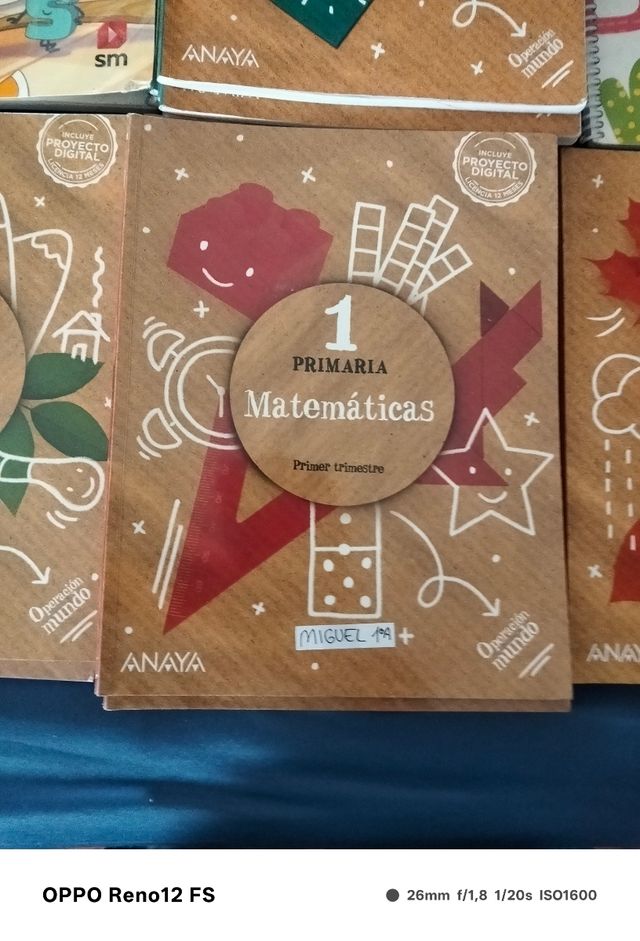 Libros de texto 1 primaria