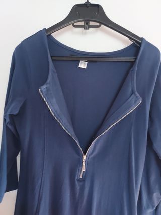Vestido azul marino - corto