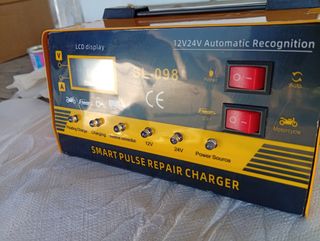 Cargador baterías SL-098 12V/24V