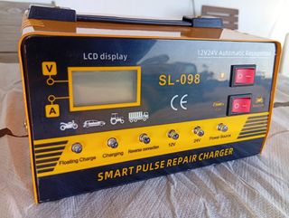 Cargador baterías SL-098 12V/24V
