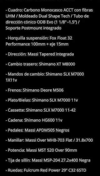 Bicicleta Massi Pro Expert