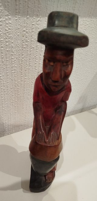 2 Figuras Artesanales Madera